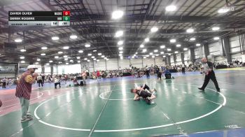 100 lbs Rr Rnd 3 - Zavier Olver, Mat Assassins Black - MS vs Derek Rogers, Indiana Outlaws Silver - MS