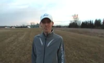 Eric Gillis Prerace 2009 Canadian XC Championships
