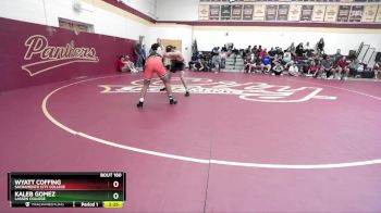 157 lbs Cons. Round 3 - Kaleb Gomez, Lassen College vs Wyatt Coffing, Sacramento City College