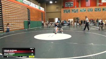 141 lbs Champ. Round 2 - Kyle Foerst, Cuesta College vs Cesar Guzman, Lemoore College