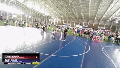 56 lbs 3rd Place Match - Titan Knudsen, Sanderson Wrestling Academy vs Owen Childs, Champions Wrestling Club