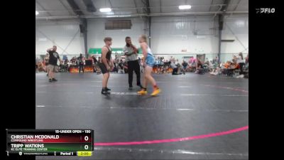 150 lbs 3rd Place Match - Tripp Watkins, KC Elite Training Center vs Christian Mcdonald, Compound Wrestling