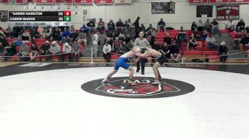 120 lbs Consi Of 8 #2 - Darien Haselton, Champlain Valley vs Caedin Mason, Spaulding
