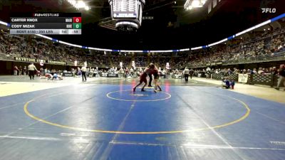 250 lbs Round Of 32 - Carter Knox, Marion Center vs Cody Mizak, Riverview