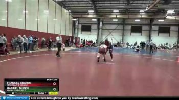 285 lbs Cons. Round 2 - Gabriel Duden, Norwich University vs Frances Boahen, New England College