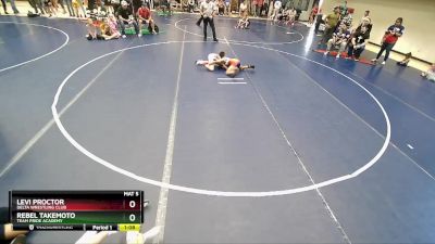 66-73 lbs Round 3 - Rebel Takemoto, Team Pride Academy vs Levi Proctor, Delta Wrestling Club