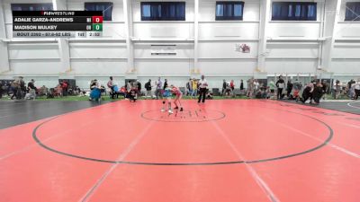 87.6-92 lbs Round Robin 5 - Adalie Garza-Andrews, MI vs Madison Mulkey, OH