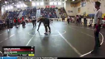285 lbs Quarterfinals (8 Team) - Devin Williams, Hernando vs Carlos Gerardino, Palm Bay