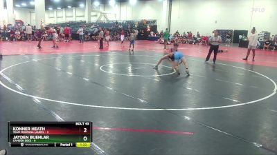 120 lbs Round 9 (10 Team) - Jayden Buehlar, Camden Socs vs Konner Heath, Team Montana Laurel