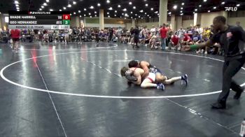 126 lbs Round 2 (6 Team) - Geo Hernandez, AR- 15 vs Shade Harrell, Team Arkansas