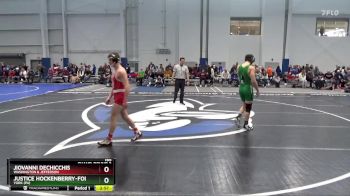 165 lbs Champ. Round 2 - Justice Hockenberry-Folk, York (PA) vs Jiovanni DeChicchis, Washington & Jefferson