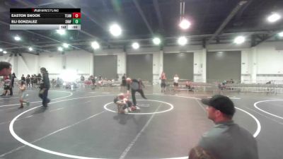 43 lbs 5th Place - Easton Snook, Team Real Life vs Eli Gonzalez, Shafter Youth Wrestling