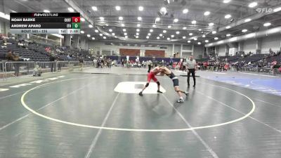125 lbs Cons. Round 5 - Andrew Aparo, Ithaca vs Noah Barke, Cortland