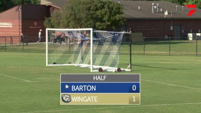 Replay: Barton vs Wingate | Sep 3 @ 5 PM