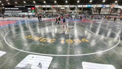 82 lbs Semifinal - Addison Buchmann, Westside Raider Wrestling vs Brynn Brogden, North DeSoto Wrestling Academy