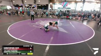 90 lbs Champ. Round 1 - Holden Fuentes, Randall Youth Wrestling Club vs Christopher Yang, Dragon Youth Wrestling