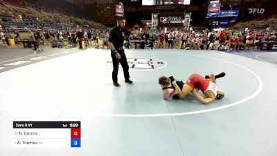 120 lbs Cons 8 #1 - Nicholas Garcia, IL vs Aydan Thomas, OK