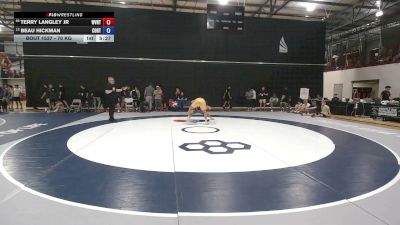 70 kg Cons. Sub-rd Of 16 - Terry Langley Jr, West Virginia Regional Training Center vs Beau Hickman, Cowboy RTC