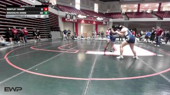235 lbs Consi Of 4 - Bentley Sharp, El Reno HS Girls vs Brooklyn Jones, Edmond North Girls