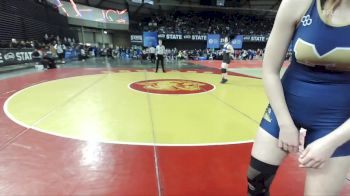 Girls 4A 135 lbs Champ. Round 1 - Reagan Northway, Mead (Girls) vs Eden Cole, Kamiak (Girls)