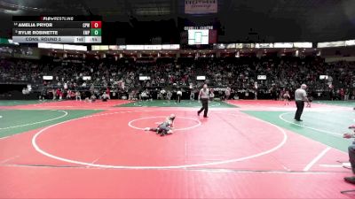 61 lbs Cons. Round 2 - Amelia Pryor, CPWA vs Rylie Robinette, EMPA