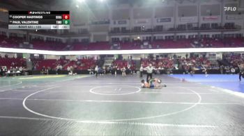 126 lbs Cons. Round 5 - Cooper Hastings, Kuna vs Paul Valentine, Timberline