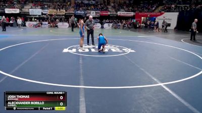 119 lbs Cons. Round 1 - Alecxhander Borillo, Gambell vs Josh Thomas, Buckland