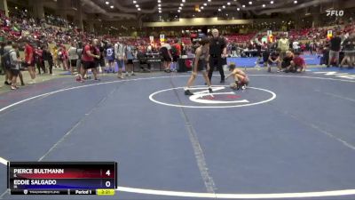 100 lbs Round 2 - Pierce Bultmann, IL vs Eddie Salgado, IA