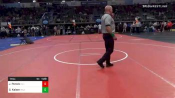 111 lbs Prelims - James Penick, Hillsboro vs Garon Kaiser, Oklahoma Wrestling Academy