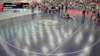 120 lbs Champ. Round 2 - Rylee Brice, Kelso vs Caitlyn Kendall, Newberg