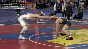 120 lbs Semifinal - Lukas Littleton Mascaro, Malvern Prep vs Landon Sidun, Norwin