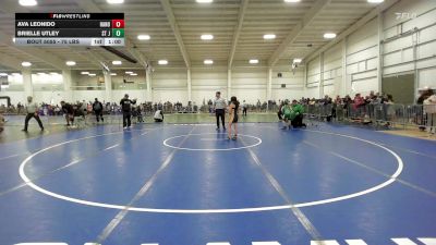 75 lbs Consolation - Ava Leonido, Hanover vs Brielle Utley, St Johnsbury