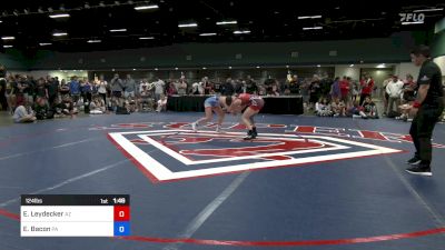 124 lbs Final - Everest Leydecker, AZ vs Emma Bacon, PA