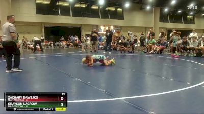 60 lbs Round 6 (8 Team) - Zachary Dawejko, Team Arkansas vs Grayson LaGrow, Gulf Coast WC