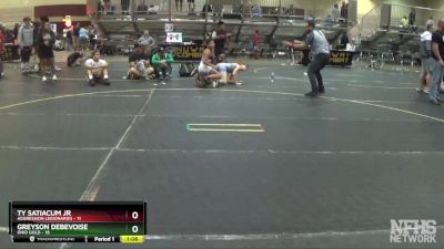 107 lbs Finals (8 Team) - Greyson Debevoise, Ohio Gold vs Ty Satiacum Jr, Aggression Legionaries