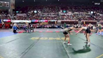 G - 130 lbs Champ. Round 1 - Taylor Dorvall, Whitefish Girls vs Sophia Schoepp, Sidney / Fairview Girls