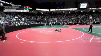 96 lbs Cons. Round 2 - Braydan McMullan, NBHA vs Landon Wilson, NBHA