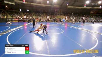 90 lbs Consolation - Gabriel Higgins, Askren Wrestling Academy vs Fynn Reinerio, Hugoton Wrestling Club