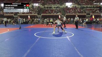 137 lbs Champ. Round 1 - Tayven Blackaby, Minot High School vs Skylar Sias, Ronan Wrestling