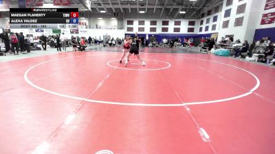 160 lbs Cons. Round 2 - Maegan Flaherty, Texas Woman`s University vs Alexa Valdez, Quincy