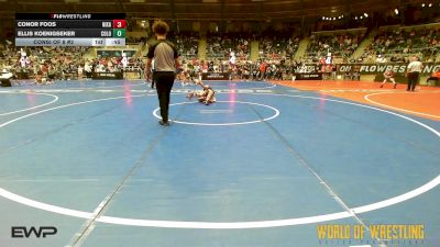 60 lbs Consi Of 8 #2 - Conor Foos, Nixa Youth Wrestling vs Ellis Koenigseker, Colorado Top Team