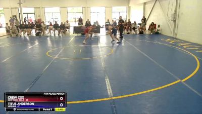 110 lbs Placement Matches (16 Team) - Crew Cox, New York Gold vs Titus Anderson, Virginia