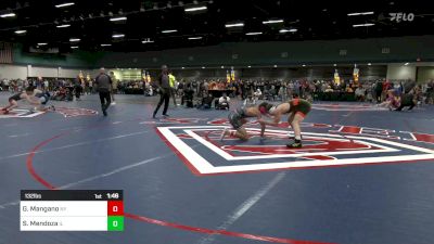 132 lbs Quarterfinal - Gavin Mangano, NY vs Seth Mendoza, IL