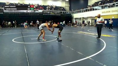 149 lbs Cons. Round 4 - Mikey Houck, Sierra College vs Adam Duong, Rio Hondo College