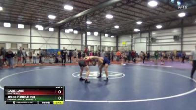 165 lbs Quarterfinal - John Rudebaugh, Eastern Oregon University vs Gabe Lake, Unattached