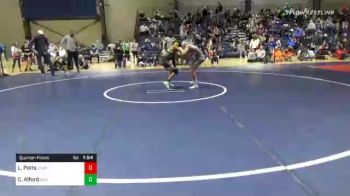 90 lbs Quarterfinal - Logan Potts, Unattached vs Caden Alford, Guerrilla Wrestling Academy