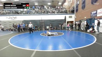 56 lbs 1st Place Match - Korbin Wilson, Mountain Man Wrestling Club vs Mason Carlson, Shootbox Rigby