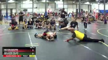 75 lbs Round 5 (6 Team) - Benjamin Milam, Untouchables White vs Peyton Boston, Backyard Brawlers