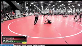 76 lbs Rd# 5- 3:45pm Friday Final Pool - Peyton Boston, Agression Legionaries vs Ryatt Rodden, Oklahoma Outlaws Red
