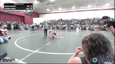 40 lbs Rr Rnd 5 - Vivian Manley, Perry Wrestling Academy vs Stormi Jones, Cowboy Wrestling Club